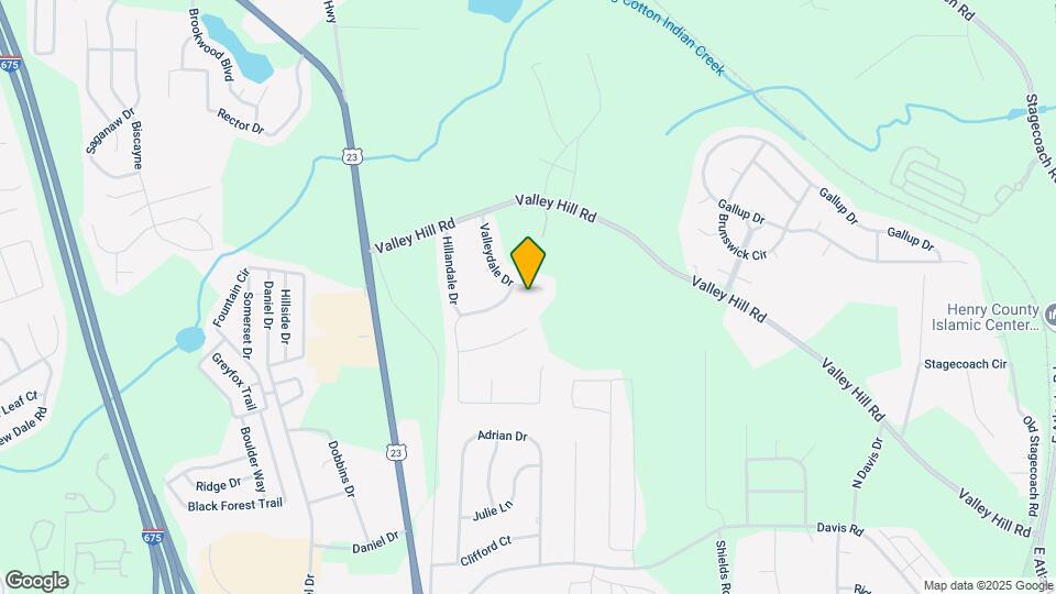 153 Valleydale Dr Map and Location Details