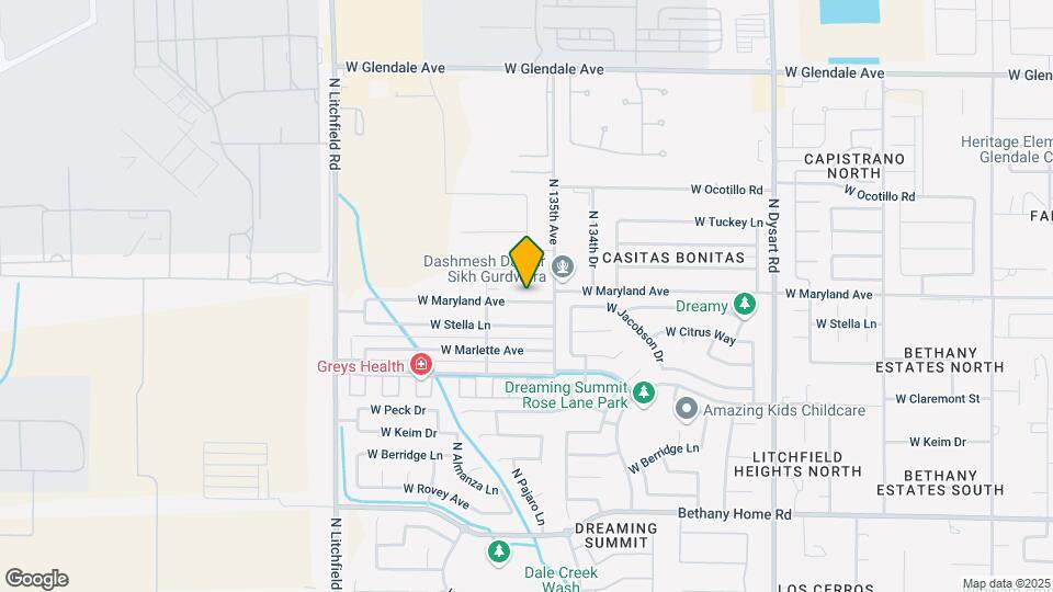 13522 W Maryland Ave Map and Location Details