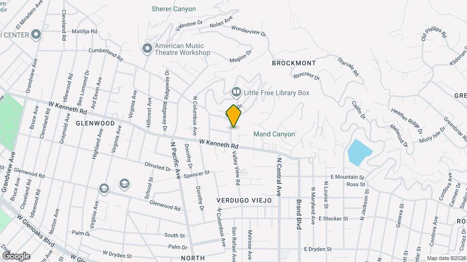 1530 Valley View Rd Map and Location Details