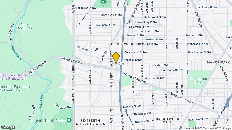 1223 Rock Creek Ford Rd NW, Unit 1 Bedroom 52 Map and Location Details