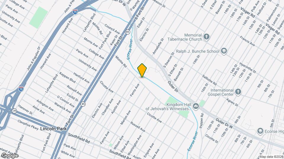 1014 Montie Rd Map and Location Details