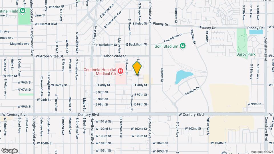 1025 S Osage Ave Mapa y Detalles de la Ubicación