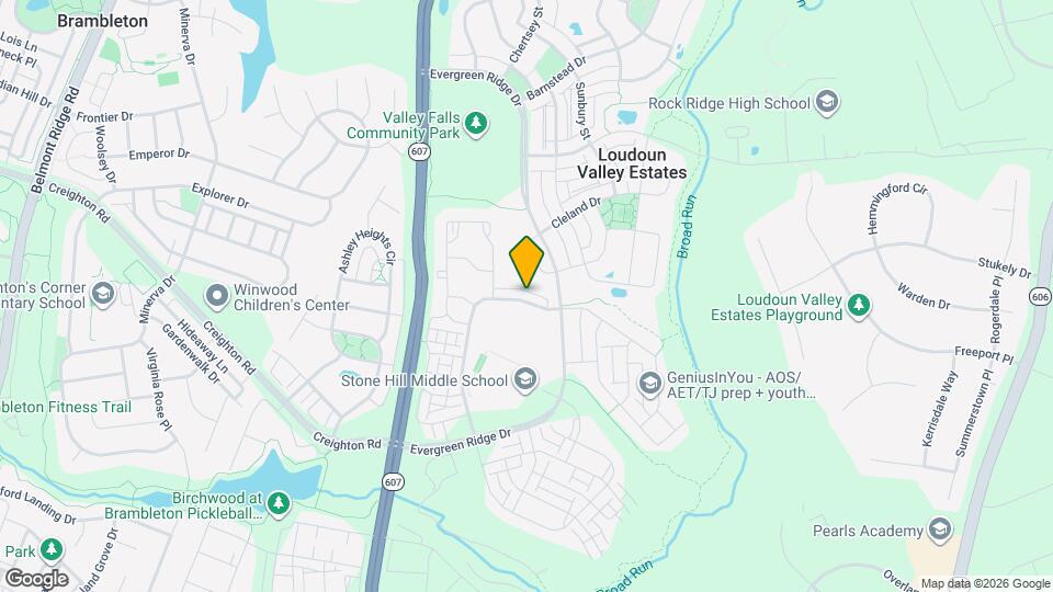 23261 Carters Meadow Terrace Map and Location Details