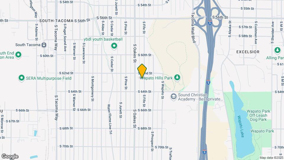 6218 S Fife St Map and Location Details
