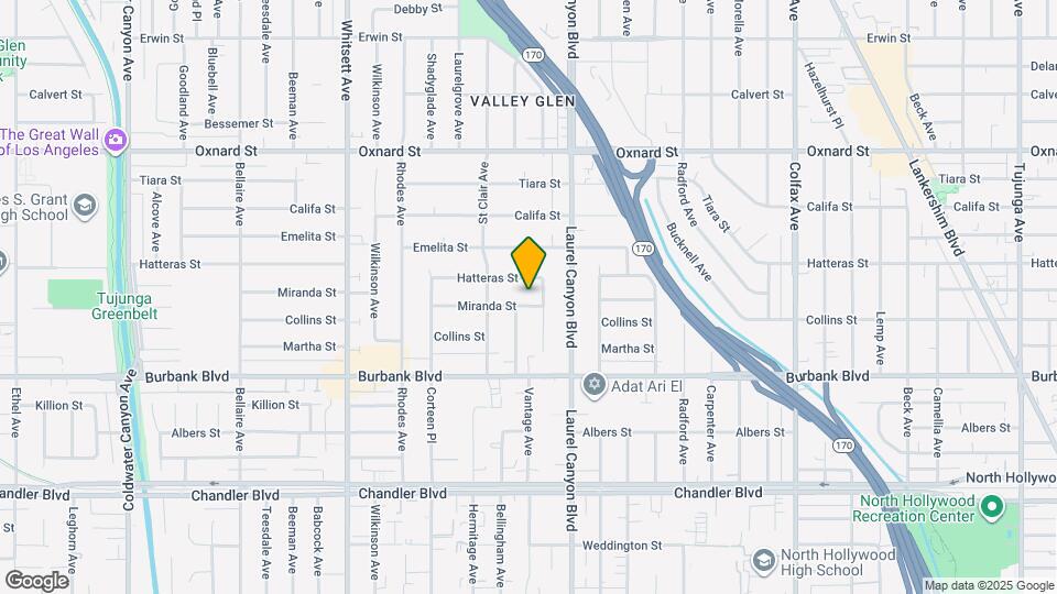 12147 Miranda St Mapa y Detalles de la Ubicación