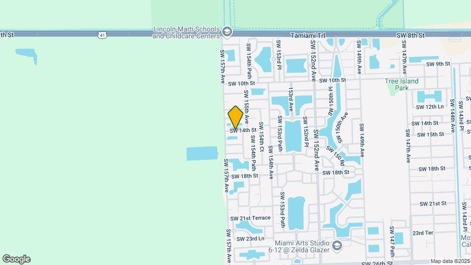 15560 SW 14th St Map and Location Details