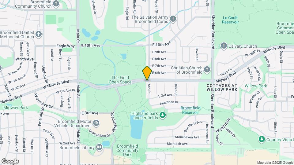 495 Ash St Map and Location Details