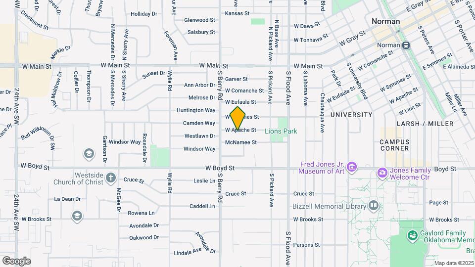 1108 W Apache St Map and Location Details