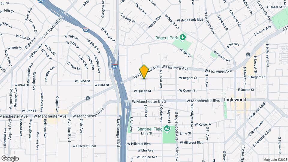 137 N Oak St Map and Location Details