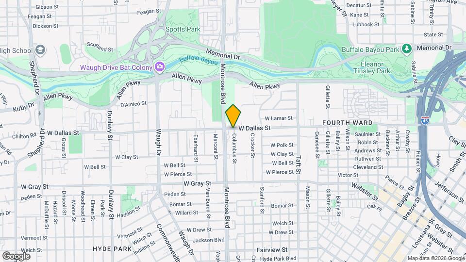 1000 Columbus St Map and Location Details