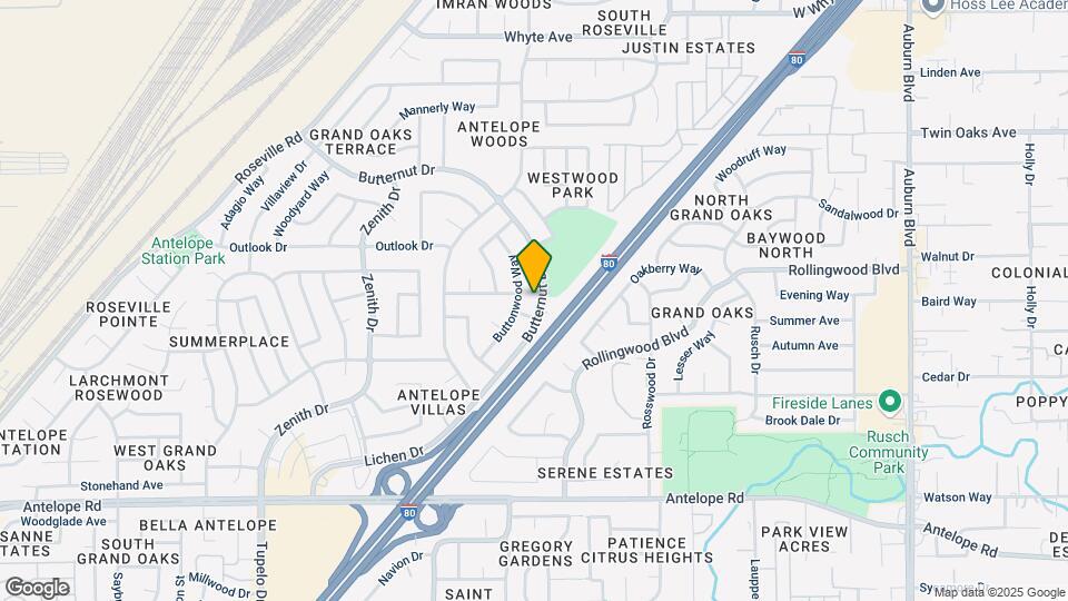 8115 Butternut Dr Map and Location Details