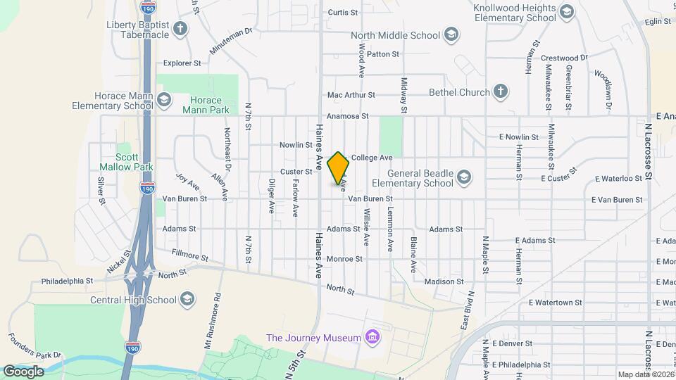 907 Wood Ave Map and Location Details