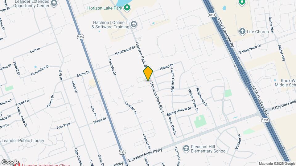 1005 Horizon Park Blvd Map and Location Details