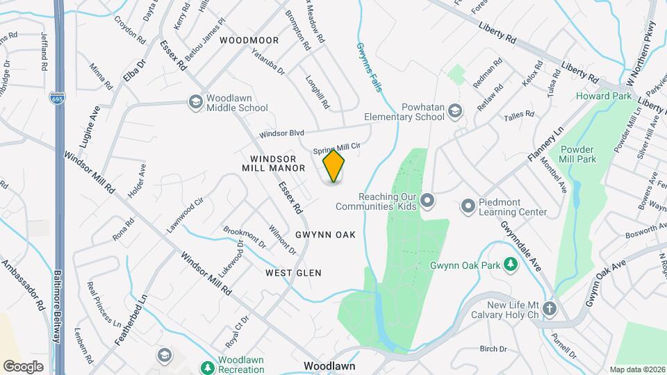 6499 Woodgreen Cir Map and Location Details