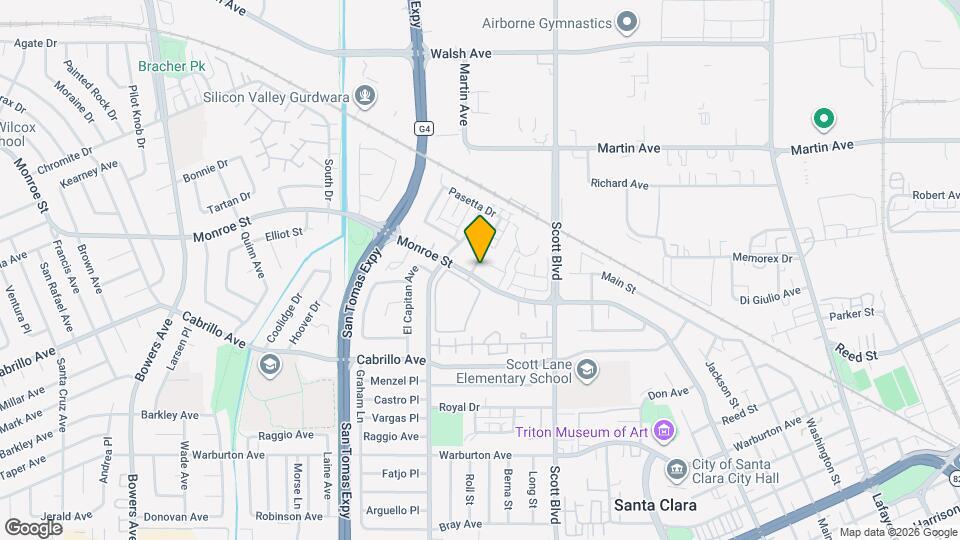 2249 Monroe St, Unit #A Map and Location Details