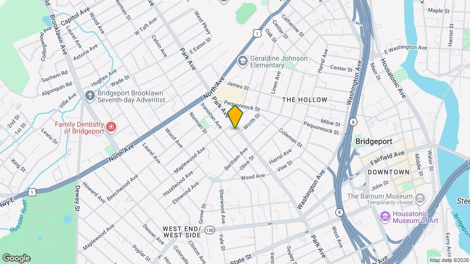 1515 Park Ave Map and Location Details