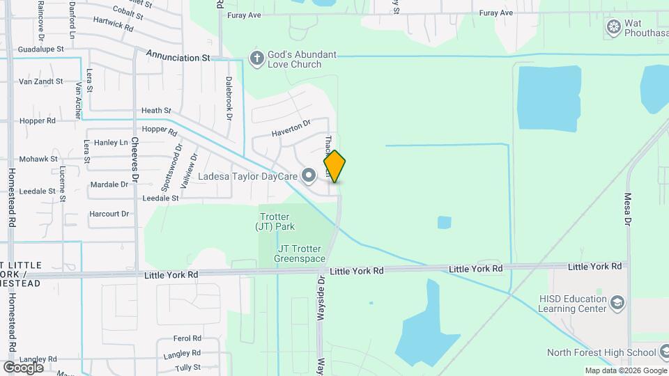 11006 Thackery Ln Map and Location Details