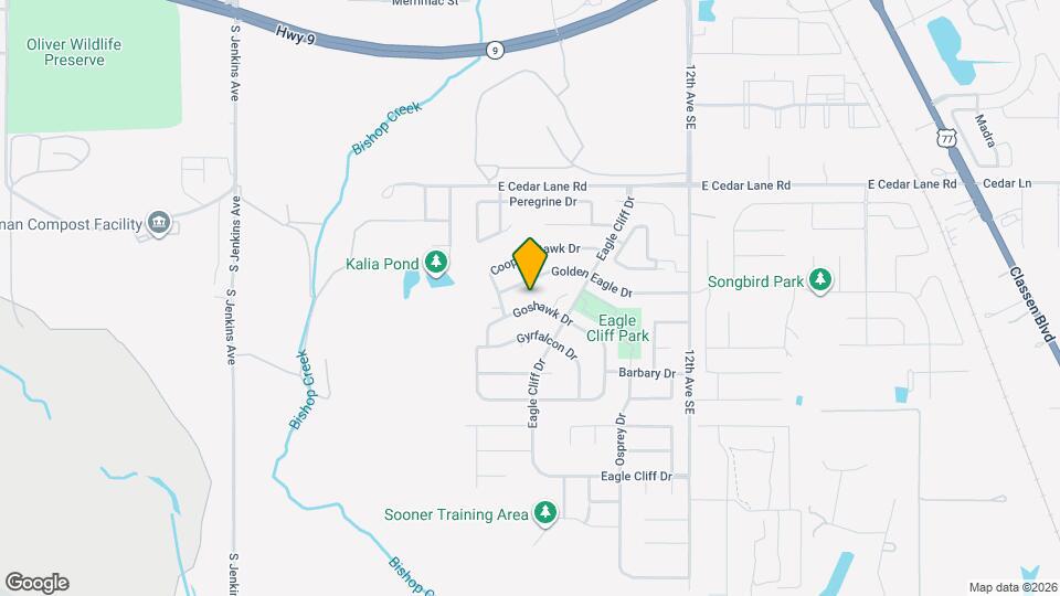 701 Goshawk Dr Map and Location Details