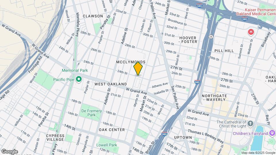 985 24th St Map and Location Details