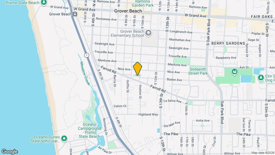 880 S 10th St Map and Location Details