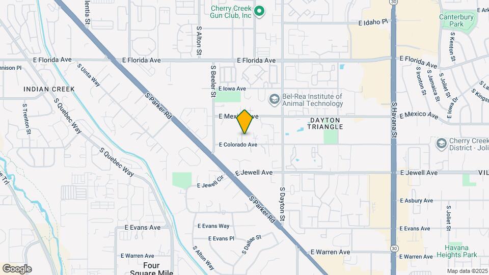 9419 E Colorado Ave Map and Location Details