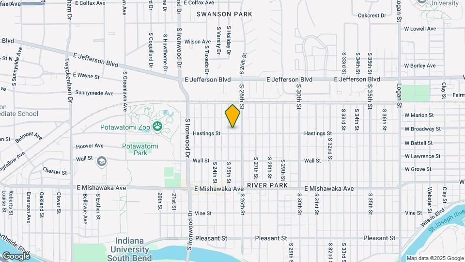 636 S 25th St Map and Location Details