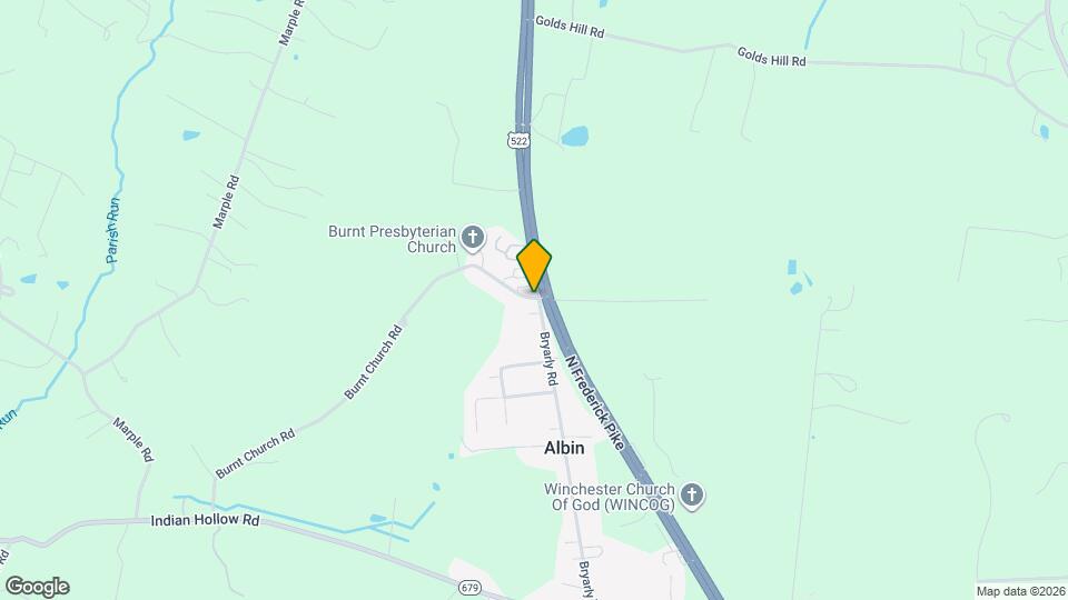 445 Bryarly Rd Map and Location Details