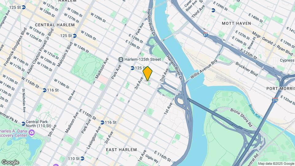 221 E 124th St Map and Location Details