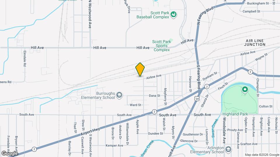 2314 Airline Ave Map and Location Details