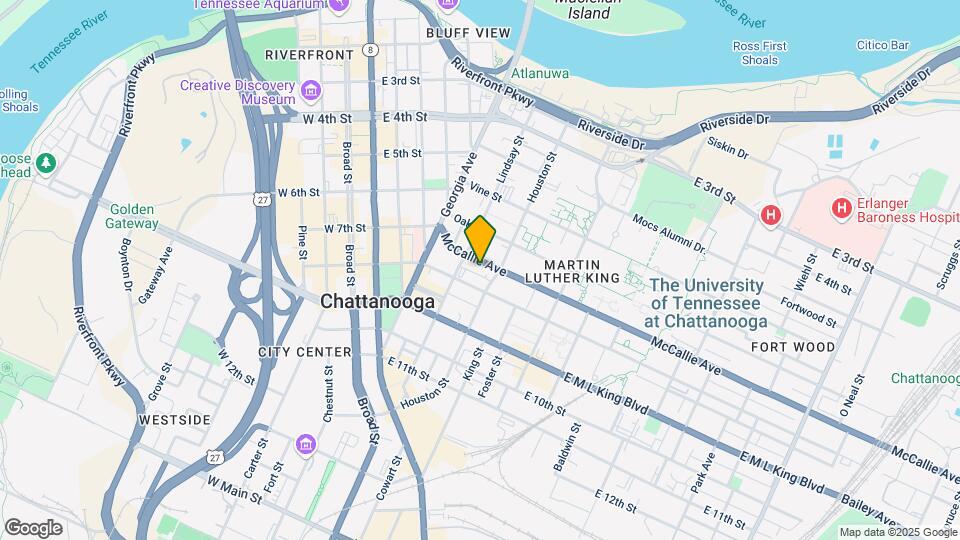414-416 McCallie Ave Map and Location Details