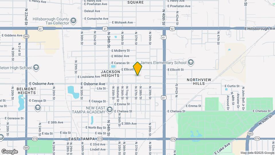 4805 N 37th St Map and Location Details