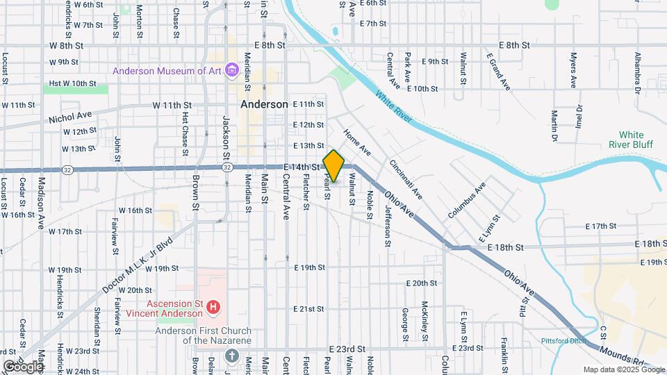 410 E 15th St Map and Location Details