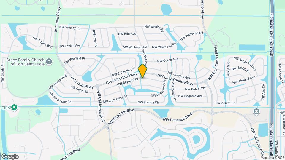 5952 NW Baynard Dr Mapa y Detalles de la Ubicación