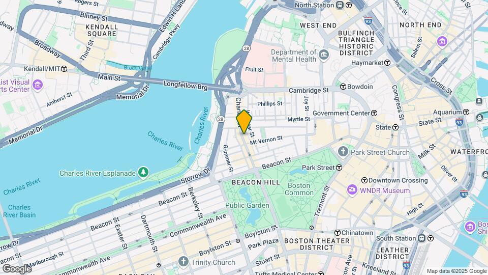 75 Charles St, Unit 2B Map and Location Details