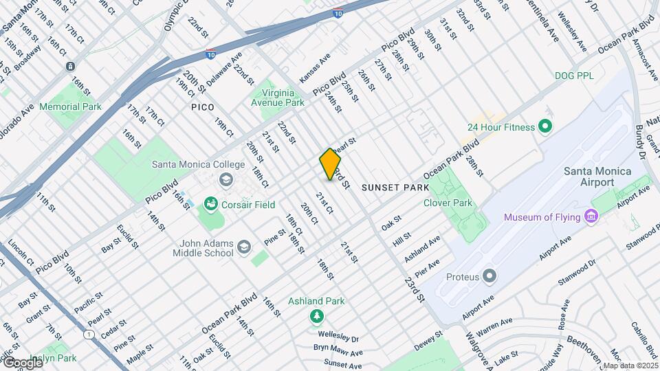 2411 22nd St Map and Location Details