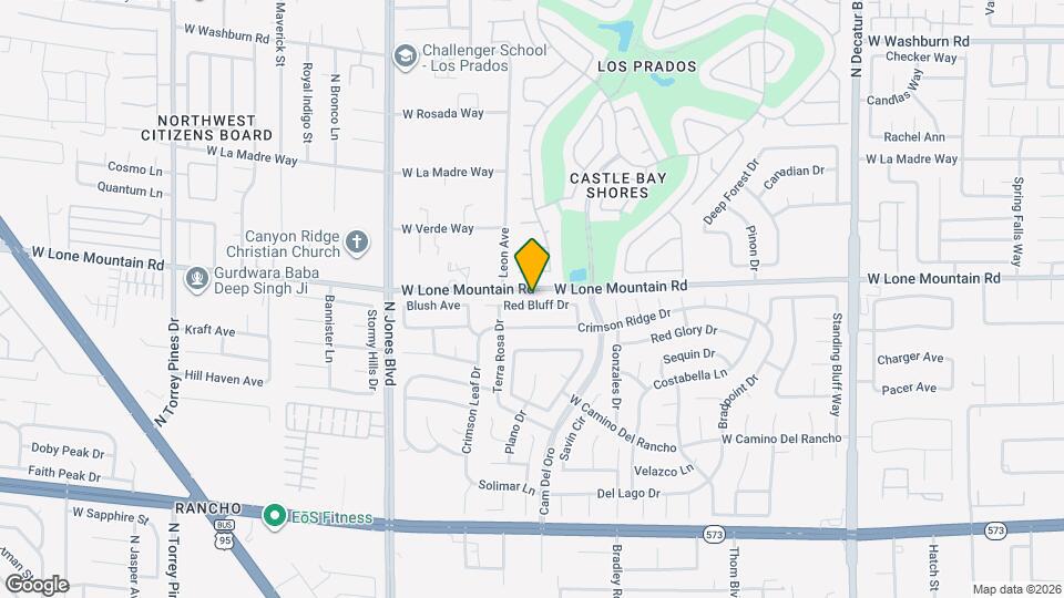 5608 Red Bluff Dr Map and Location Details