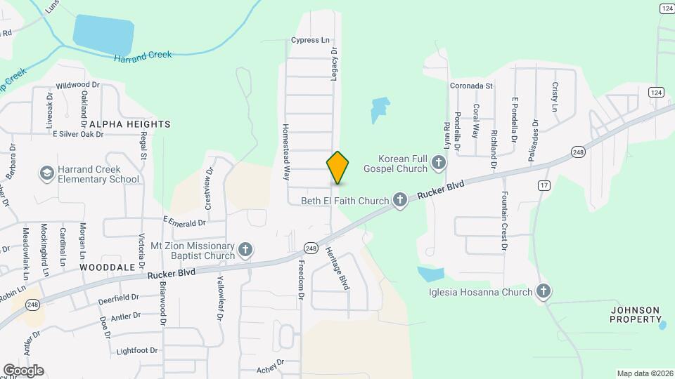 206 Legacy Dr Map and Location Details