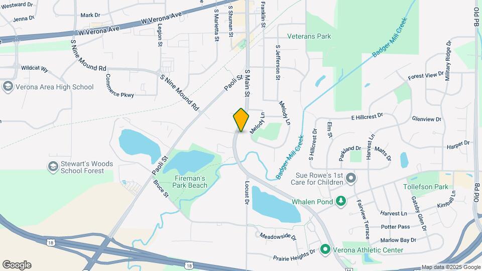 451 S Main St Map and Location Details