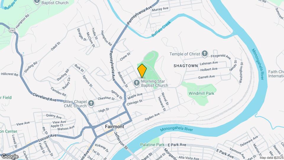 122 Spence St Map and Location Details