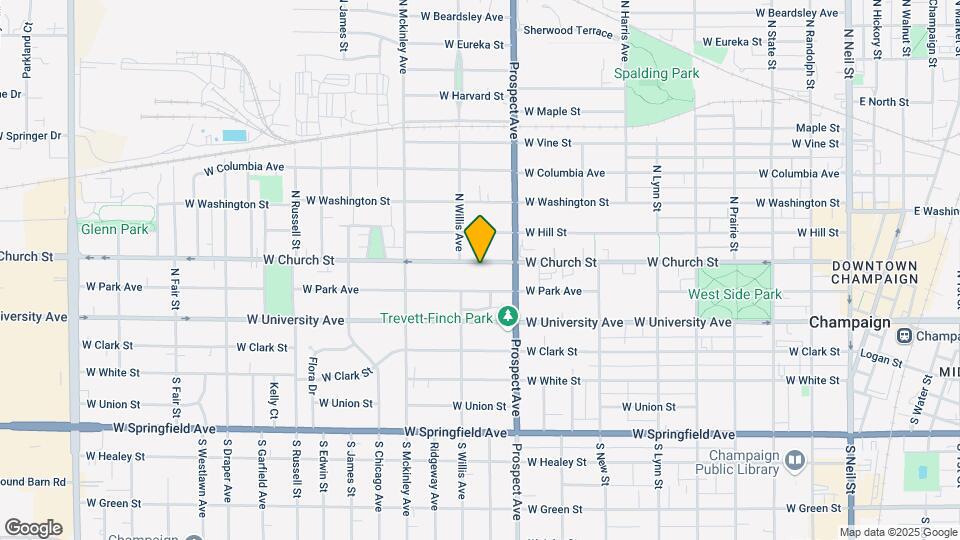913 W Church St Map and Location Details