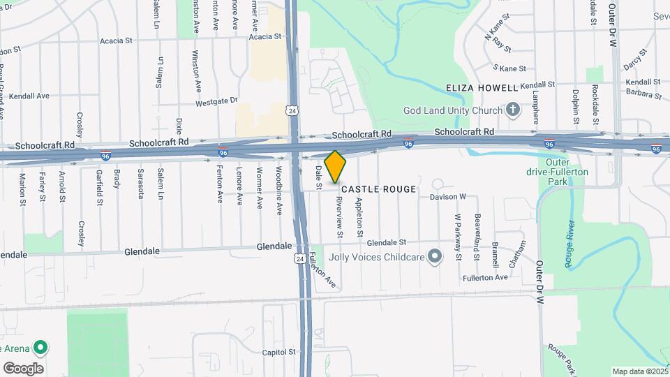 13503 Riverview St Map and Location Details