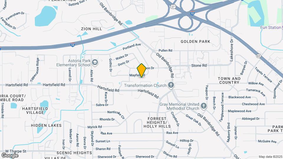 1842 Sylvan Ct Map and Location Details