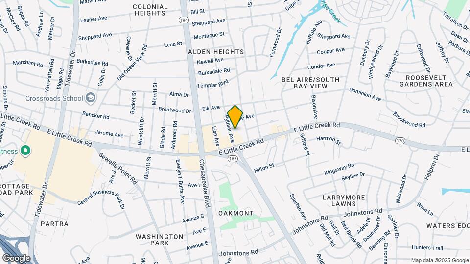 7928 Pythian Ave Map and Location Details