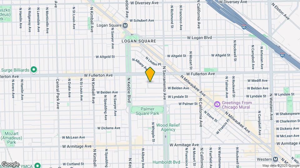 2313 N Albany Ave Map and Location Details