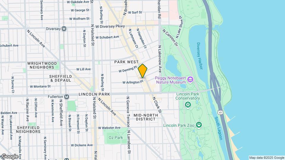 510 W Arlington Pl, Unit 4 Map and Location Details