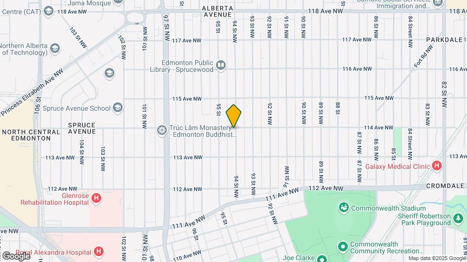 9407-9114 114 Ave NW Map and Location Details