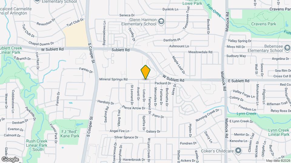 1005 Packard Dr Map and Location Details