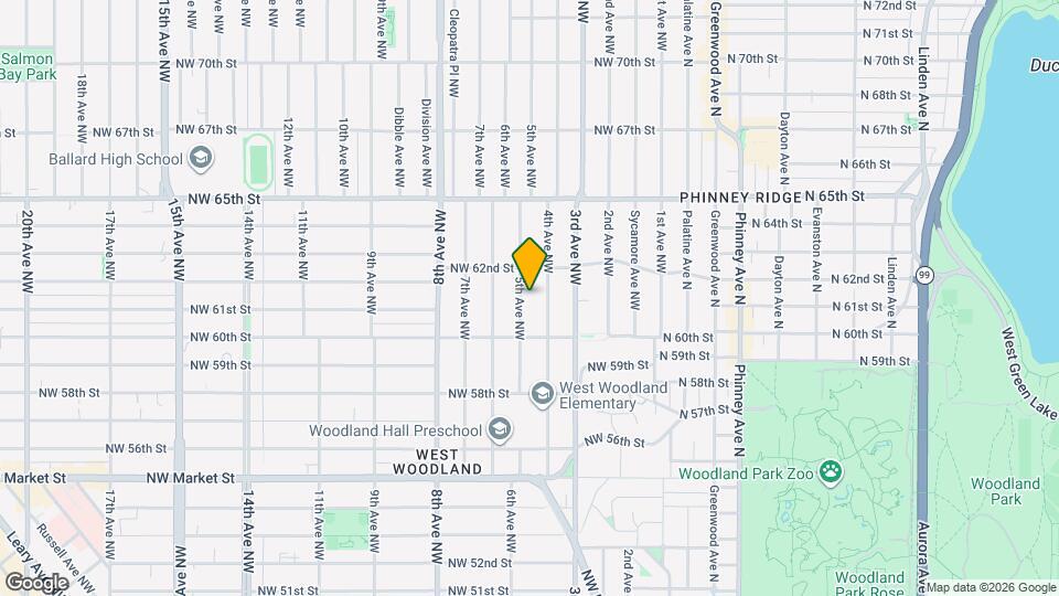 6036-6038 5th Ave NW Map and Location Details