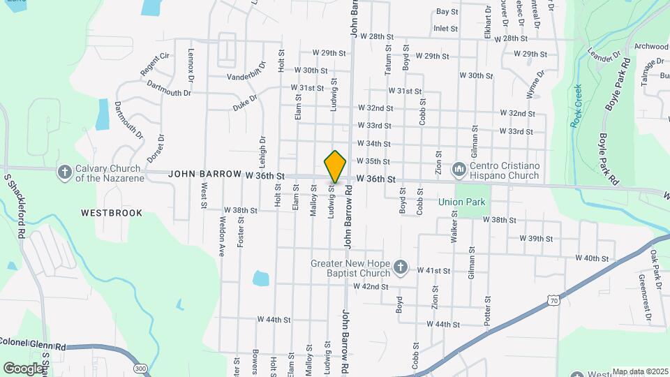 3615 Ludwig St Map and Location Details