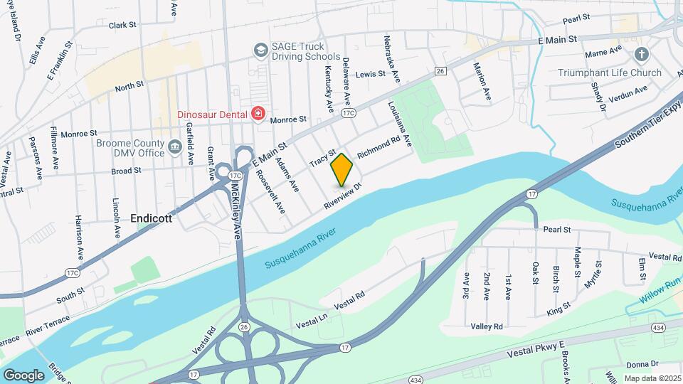 1909 Riverview Dr Map and Location Details